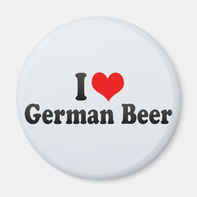 Aimant I Love German Beer (Devant)