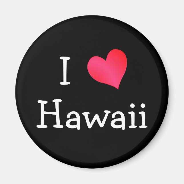 Aimant I Love Hawaii (Devant)