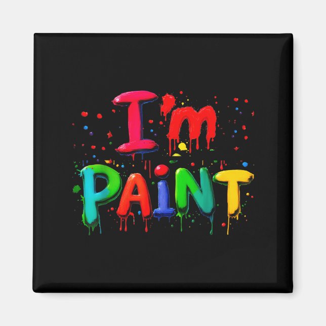 Aimant I Love I Like To Finger Paint Couple I'm Paint Val (Devant)