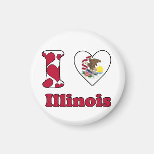 Aimant I love Illinois