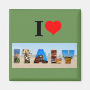 Aimant I Love Italy