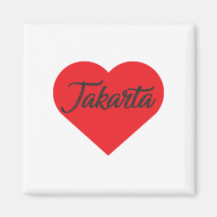 Aimant I Love Jakarta - Indonesia
