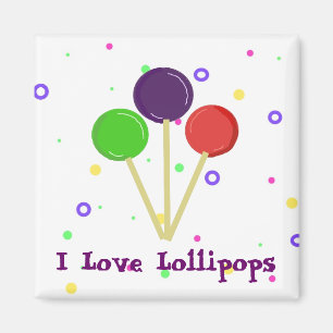 Aimant I Love Lollipops