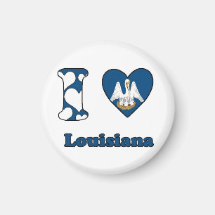 Aimant I Love Louisiana