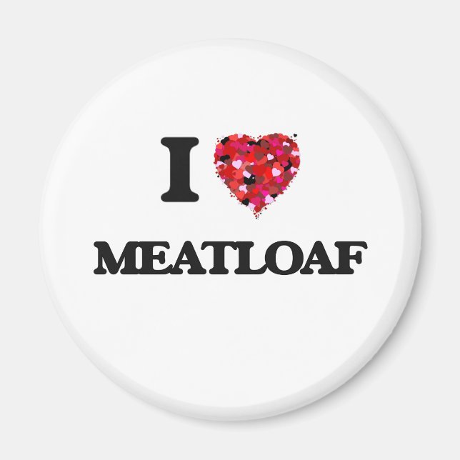 Aimant I Love Meatloaf (Devant)