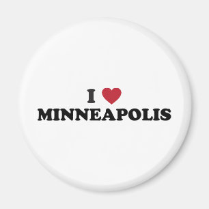 Aimant I Love Minneapolis Minnesota