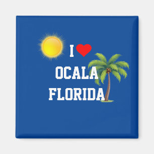 Aimant I Love Ocala, Floride