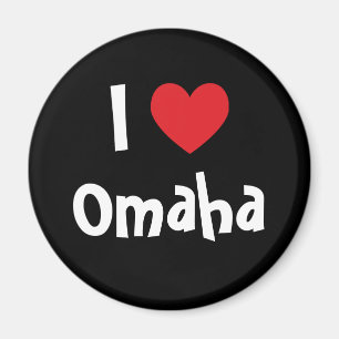 Aimant I Love Omaha
