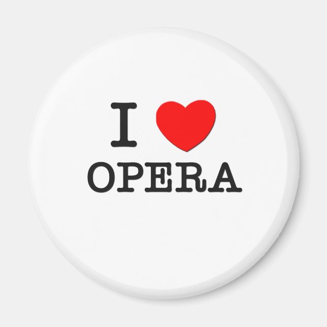 Aimant I Love Opera (Devant)