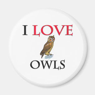 Aimant I Love Owls