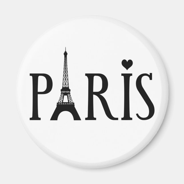 Aimant I Love Paris (Devant)