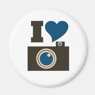 Aimant I Love Photography