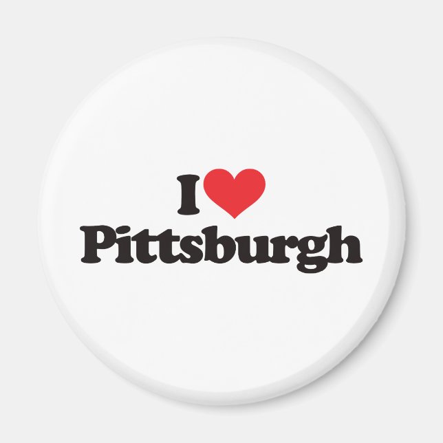 Aimant I Love Pittsburgh (Devant)