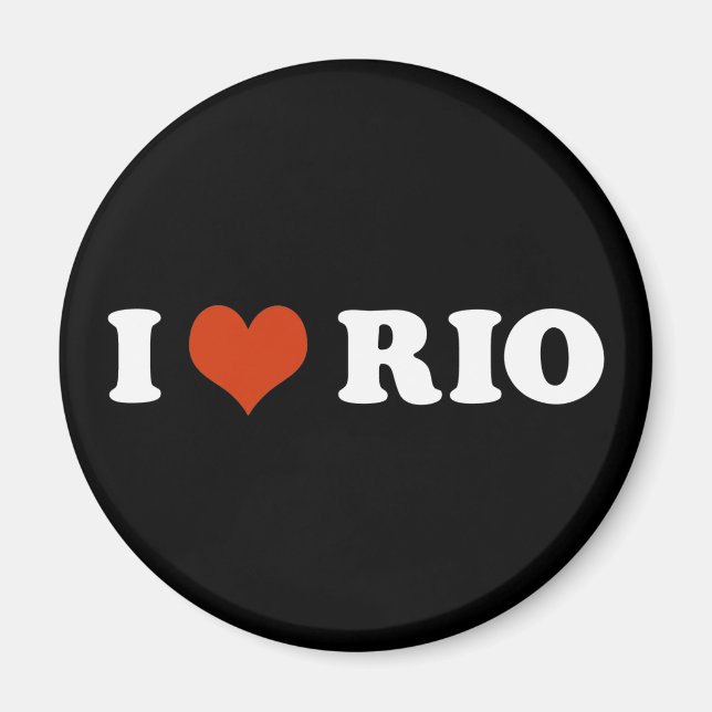 Aimant I Love Rio (Devant)