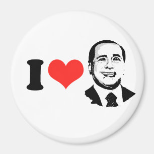 Aimant I Love Silvio Berlusconi