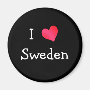 Aimant I Love Sweden