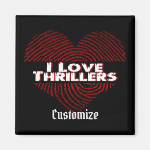 Aimant I Love Thrillers Black