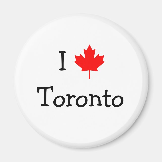 Aimant I Love Toronto (Devant)