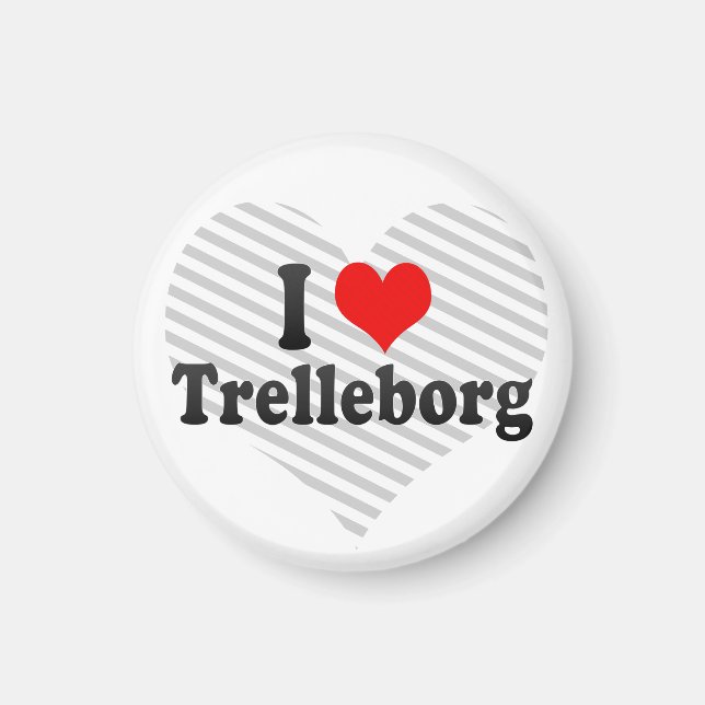 Aimant I Love Trelleborg, Suède (Devant)