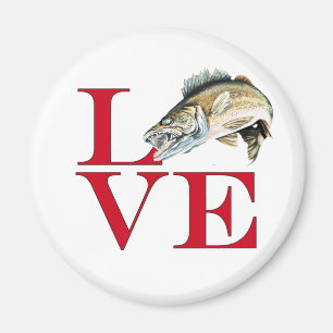 Aimant I Love Walleye