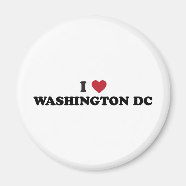 Aimant I Love Washington DC (Devant)