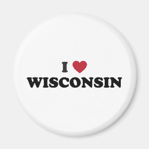 Aimant I Love Wisconsin