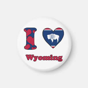 Aimant I love Wyoming