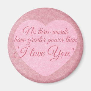 Aimant "I LOVE YOU"