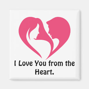 Aimant I Love You from the Heart.