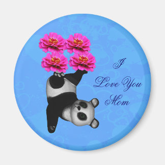 Aimant I Love You Mom Juggling Panda 