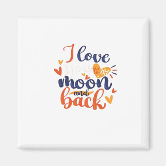 Aimant I Love You To The Moon And Back Modern Romantic De