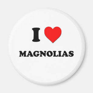 Aimant I magnolias de coeur