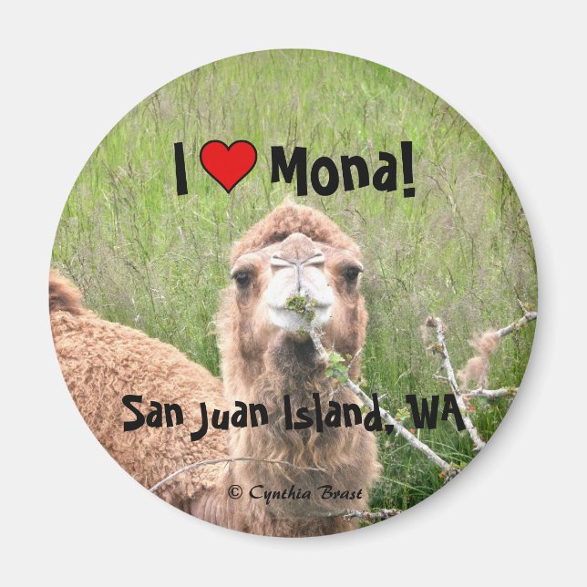 Aimant I ♥ Mona ! (Devant)