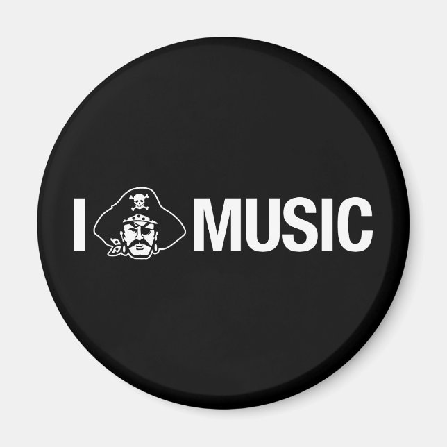 Aimant i musique pirate (Devant)