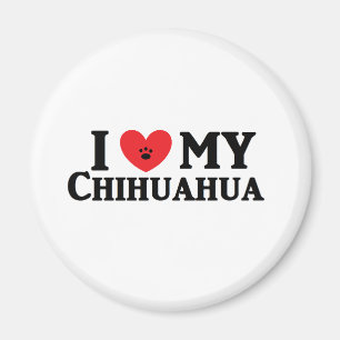 Aimant I ♥ My Chihuahua