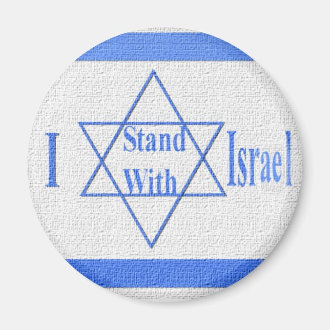 Aimant I Stand with Israel (Devant)