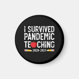 Aimant I Survived Pandemic Teaching 2020 2021 Apple