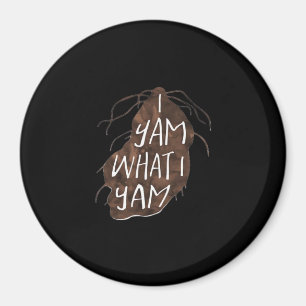 Aimant I Yam What I Yam - Conception de jeu de mots