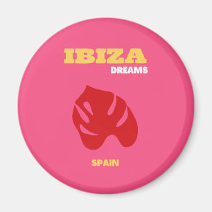 Aimant Ibiza, Art Voyage, Preppy, Art Preppy, Rose