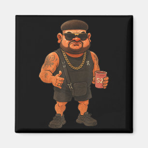 Aimant Ibiza Final Boss Meme Drôle Vacances Haircut plais