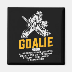 Aimant Ice Hockey Goalie Fun Définition pour tous les jou