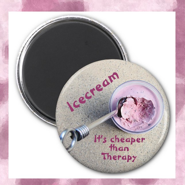 Aimant Icecream C'est moins cher que Thérapie drôle (Créateur téléchargé)