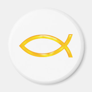 Aimant Ichthus - Symbole chrétien du poisson