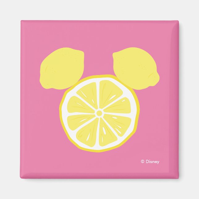 Aimant Icône de citron Mickey Mouse (Devant)