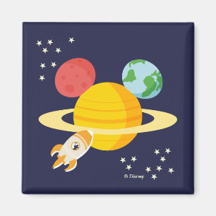 Aimant Icône de la planète Mickey Mouse