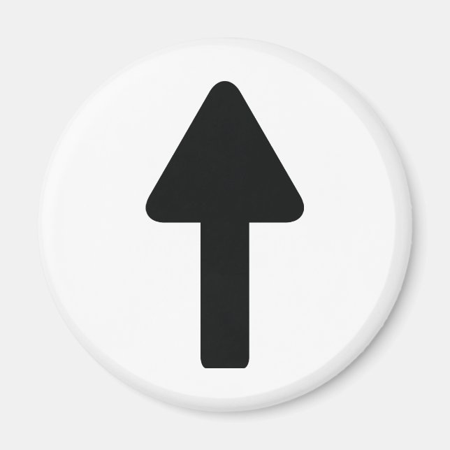 Aimant icône flèche vers le haut (Devant)