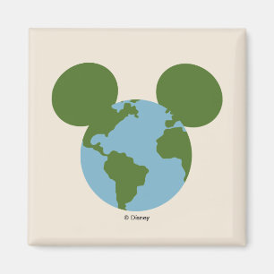 Aimant Icône Mickey Earth