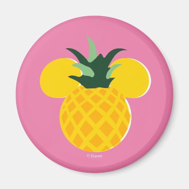 Aimant Icône Mickey Mouse Ananas (Devant)