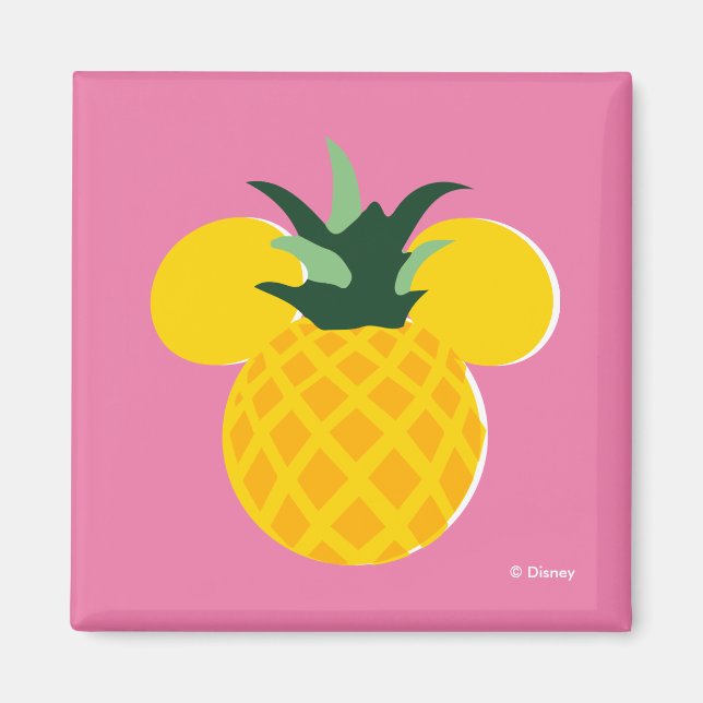 Aimant Icône Mickey Mouse Ananas (Devant)
