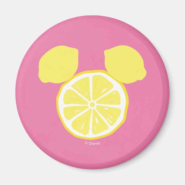 Aimant Icône Mickey Mouse Citron (Devant)